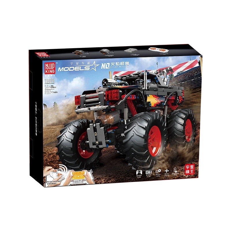 Flame Monster, Mould King Model # 18008