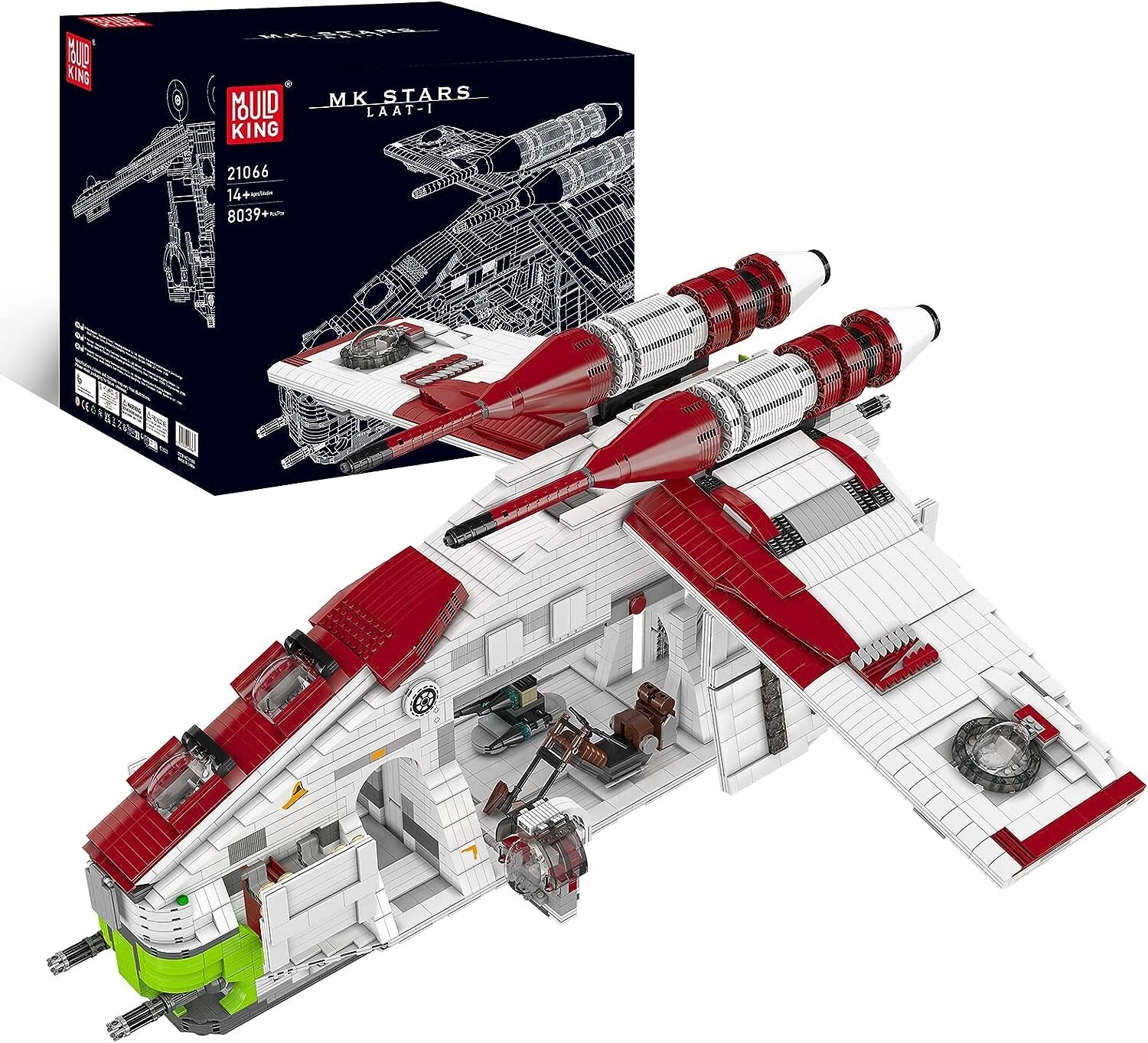 Space Laat-1 Gun Boat, Mould King Model # 21066