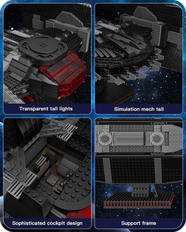 Kylo Ren’s Tie Fighter, Mould King Model # 21025