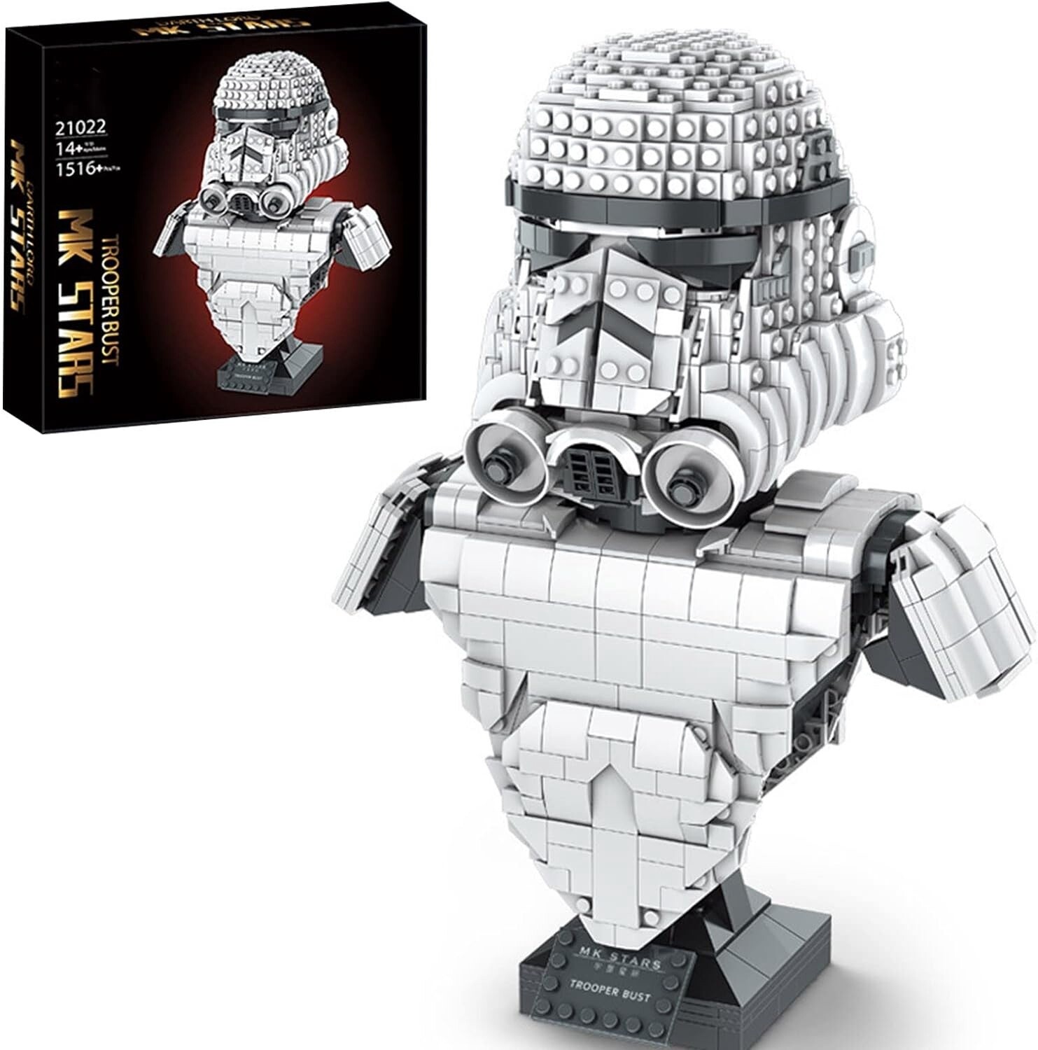 Storm Trooper Bust, Mould King Model # 21022