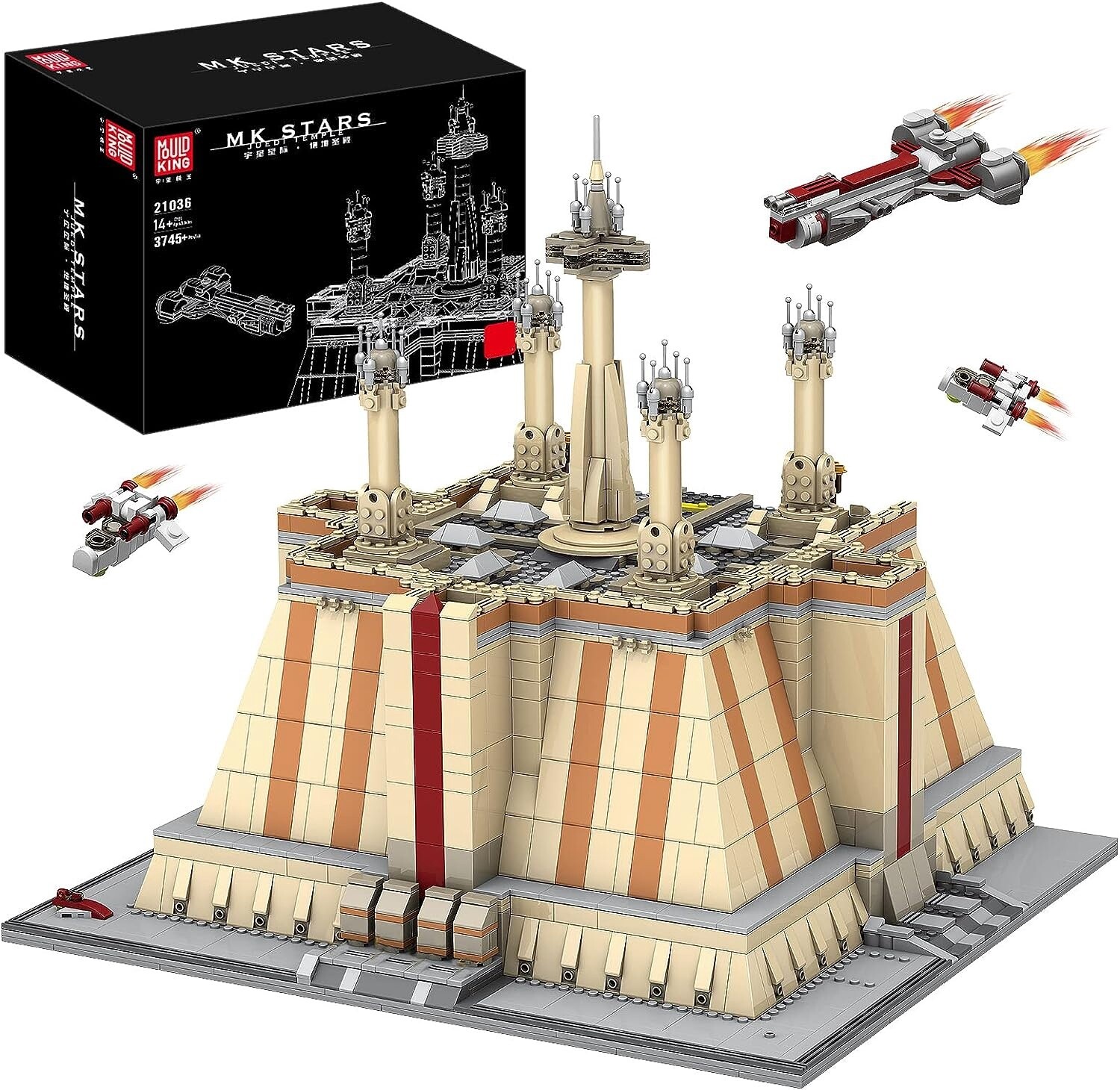 Stars Jedi Temple, Mould King Model # 21036