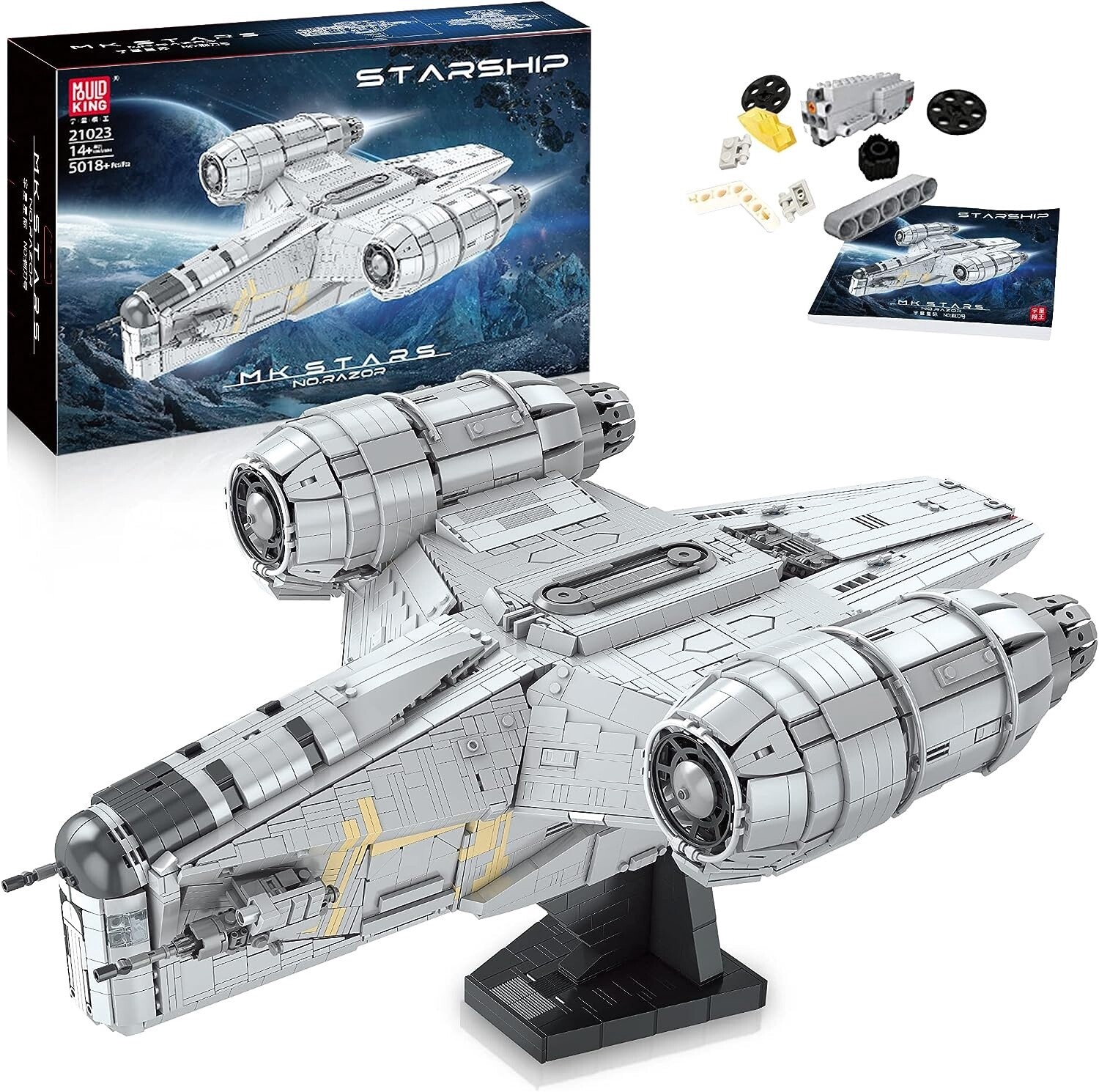 Razor Starship, Mould King Model # 21023