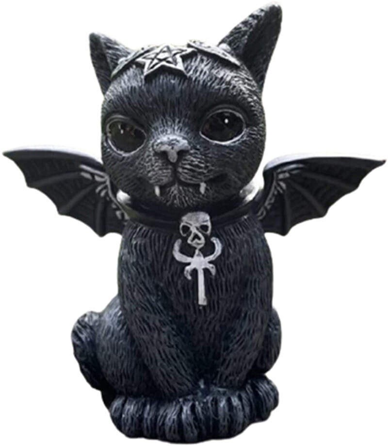 Cult Cuties Cat Statues, pattern: Vampire Cat