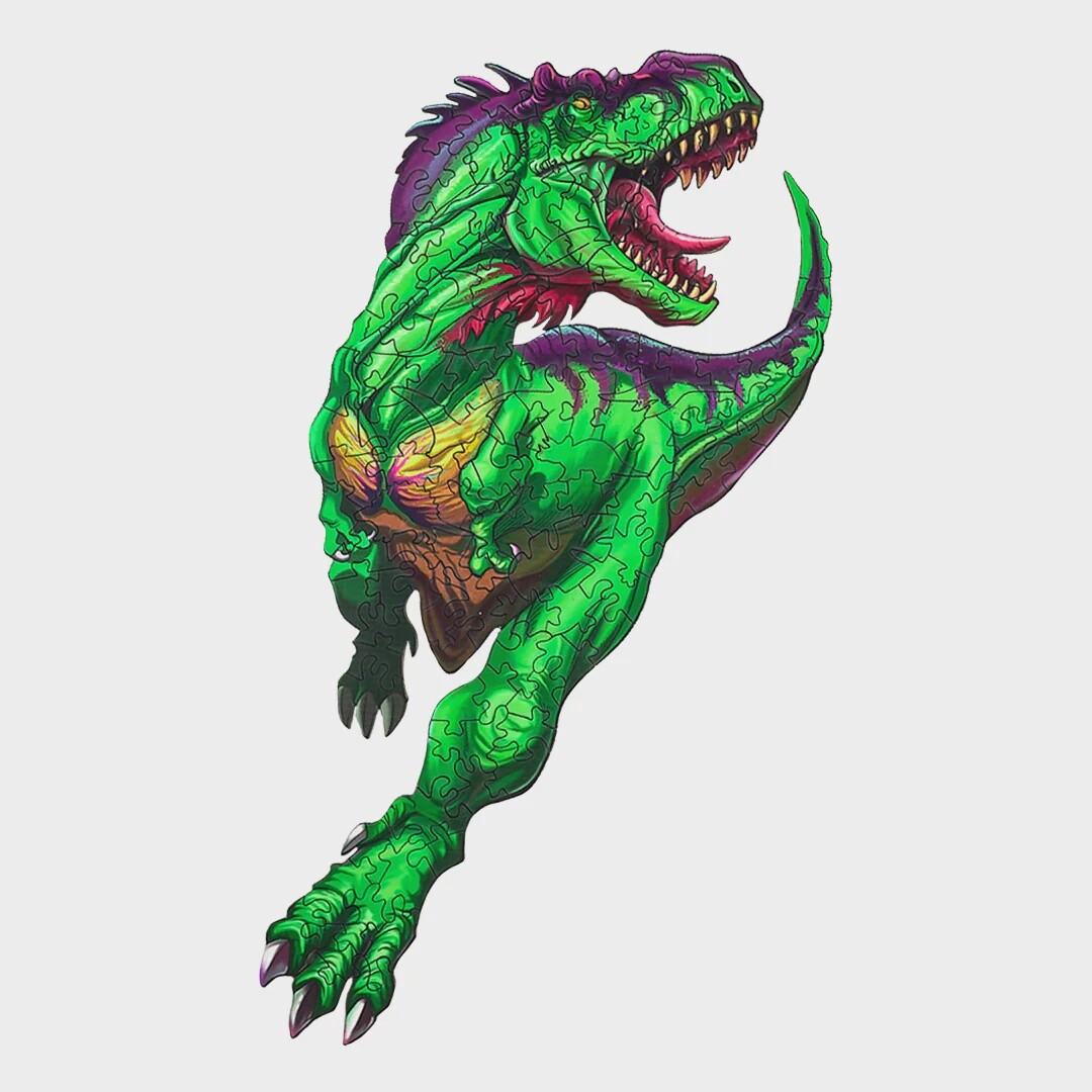Ferocious T-Rex  (Wood Bests Puzzle), Size: Medium