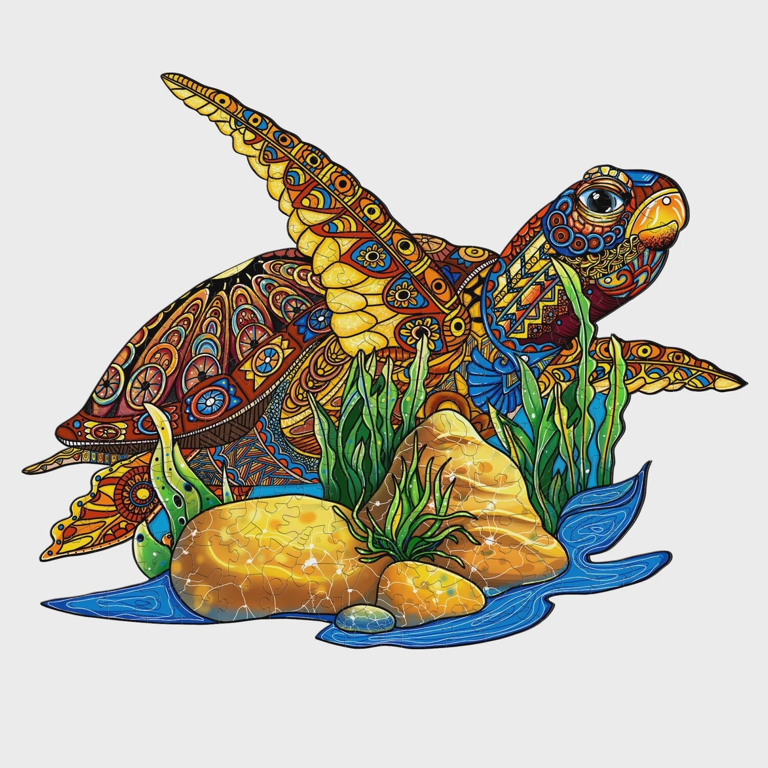 Free Turtle  (Wood Bests Puzzle), Size: Medium