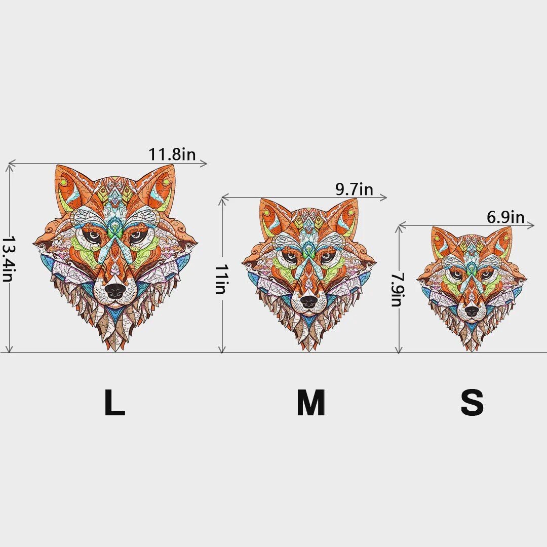 Sly Fox Puzzle, Size: Large