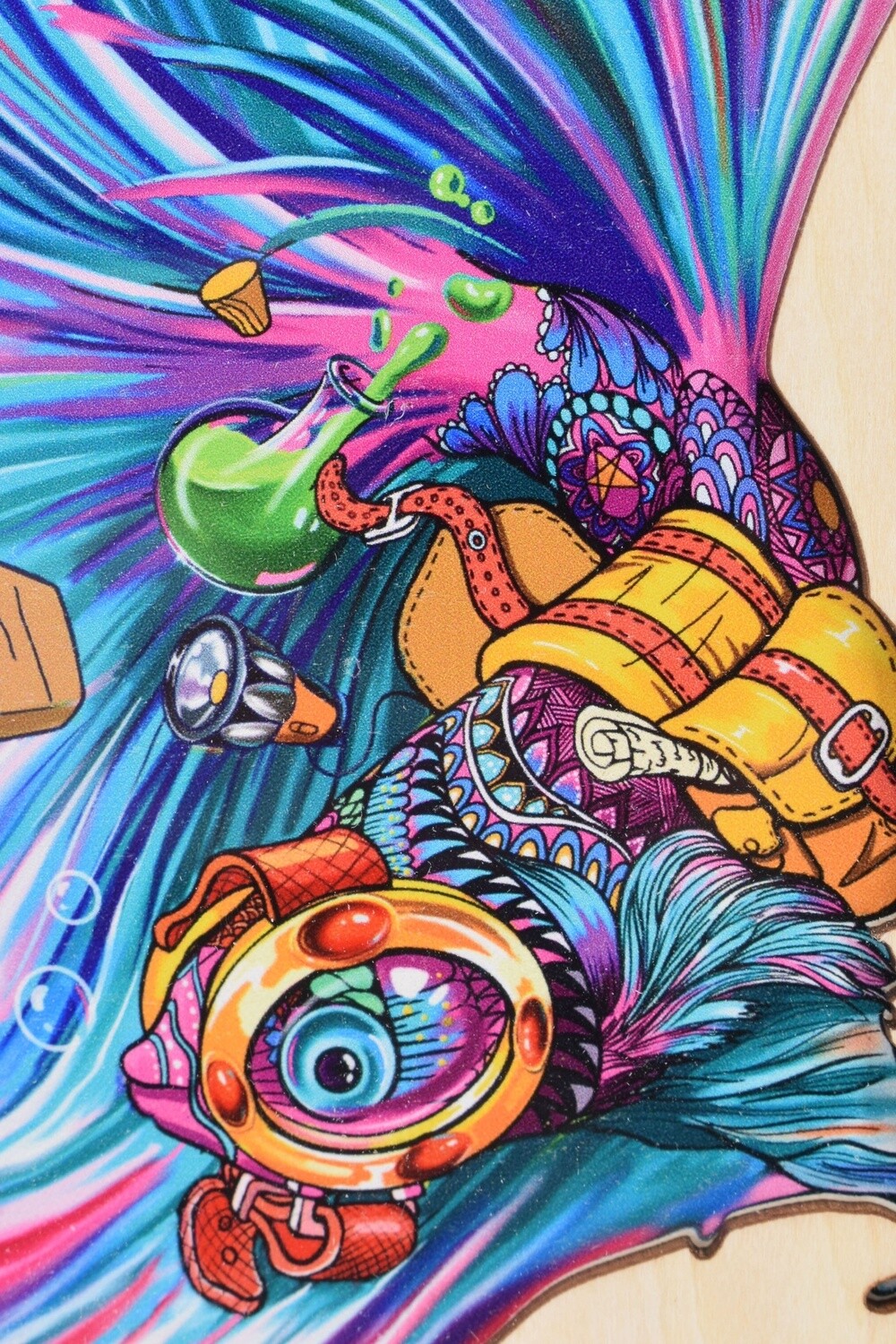 Adventurous Betta (Wood Bests Puzzle), Size: Large