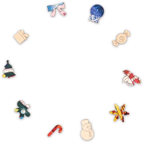 Christmas Crystal Ball (Wood Bests Puzzle)
