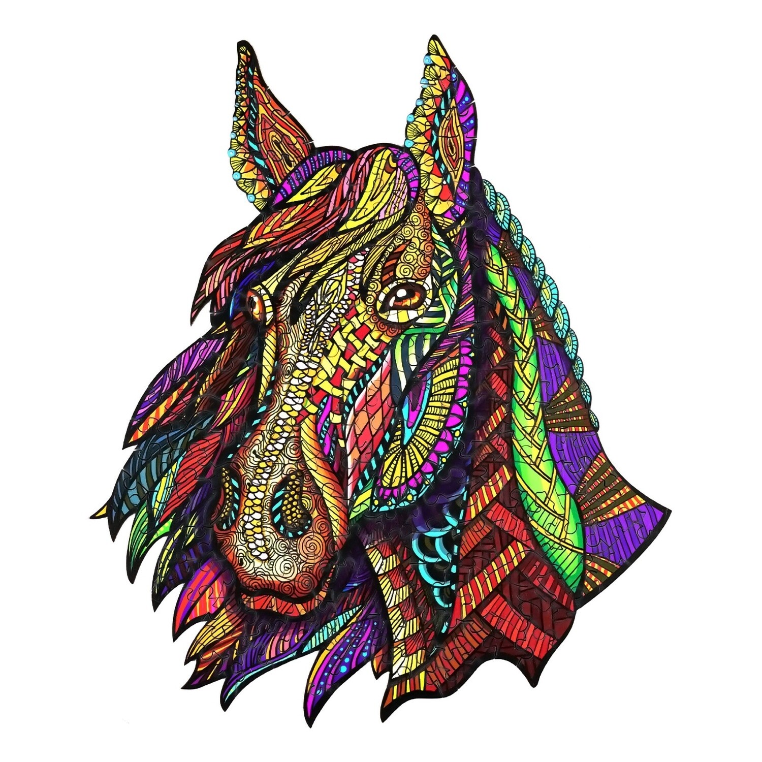 Galloping Horse  (Wood Bests Puzzle), Size: Small
