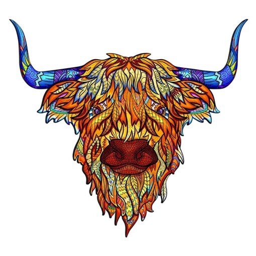 Highland Cattle  (Wood Bests Puzzle)