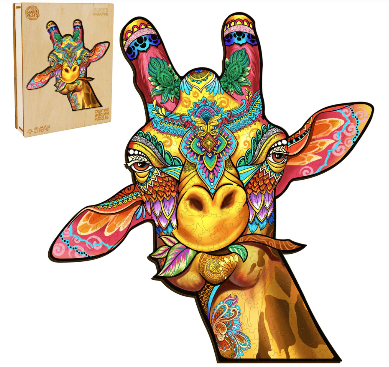Cute Giraffe (Wood Bests Puzzle)