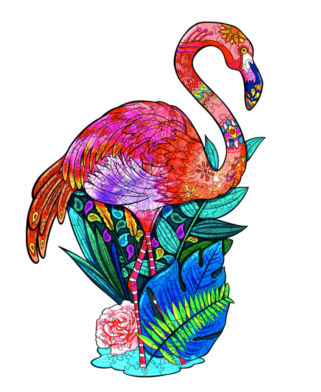 Passionate Flamingo (Wood Bests Puzzle)
