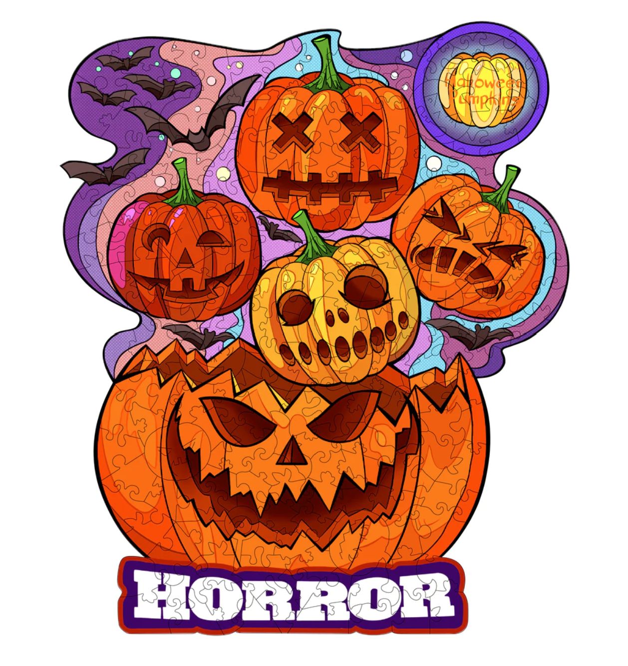 Horror Pumpkin  (Wood Bests Puzzle)
