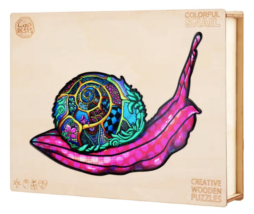 Colorful Snail (Wood Bests Puzzle)