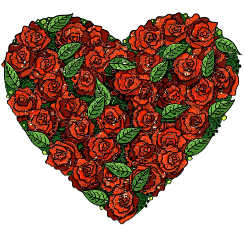 Love Roses (Wood Bests Puzzle)