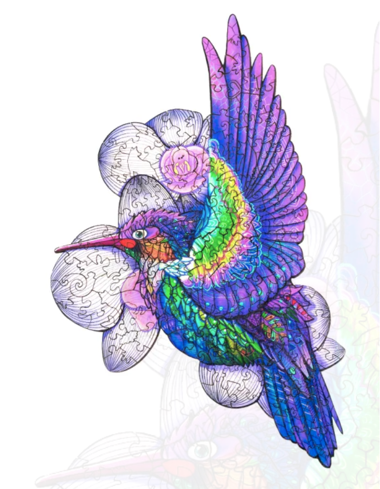 Free Hummingbird (Wood Bests Puzzle)