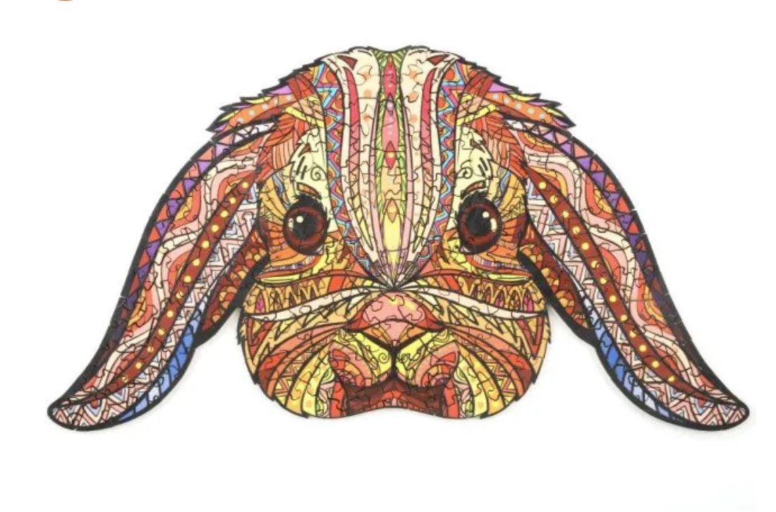 Funny Rabbit (Wood Bests Puzzle)