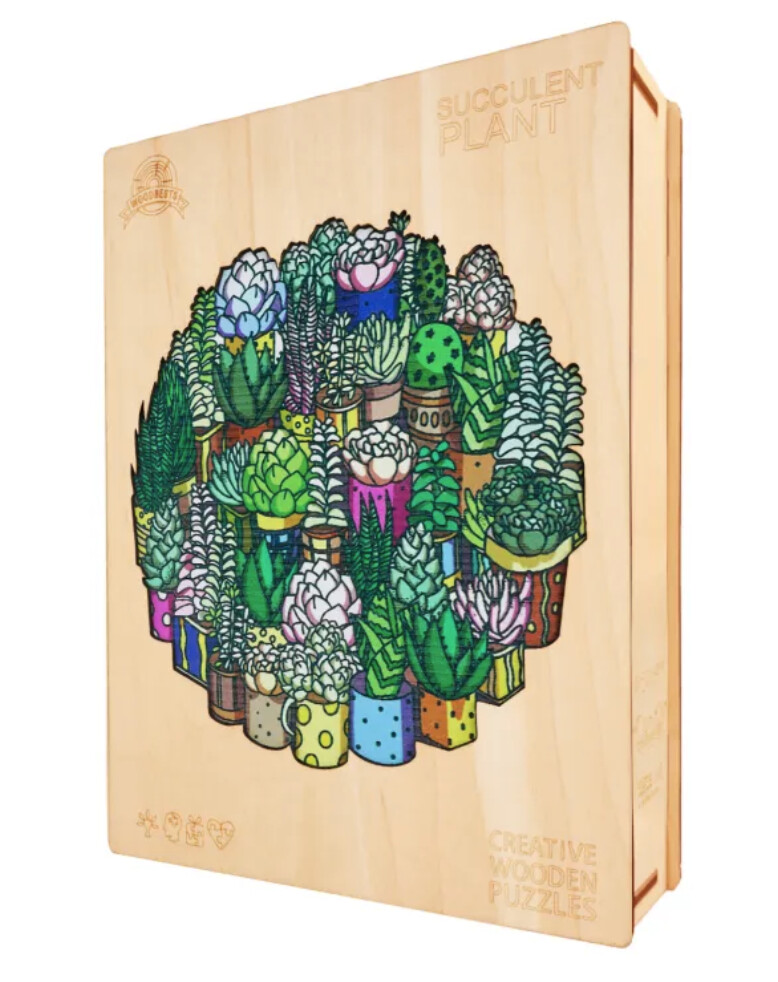 Succulent Plant (Wood Bests Puzzle)