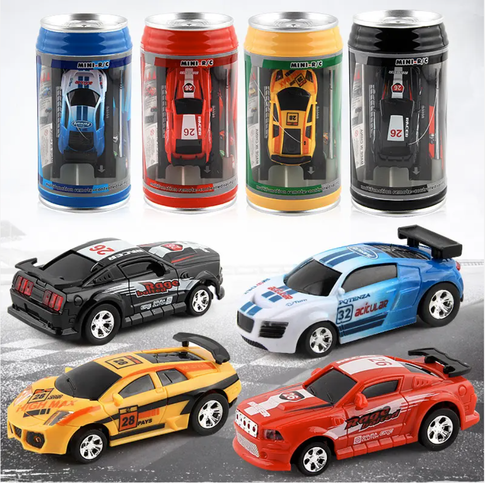 HOSHI Coke Can Car Micro RC Mixed Colors