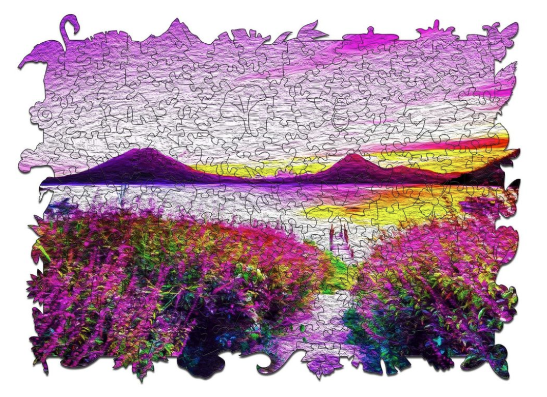 Lake Atitlan  (Wood Bests Puzzle)