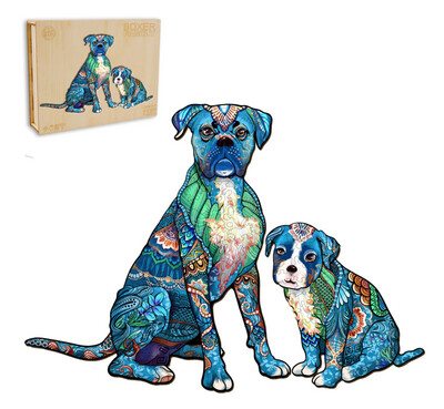 Boxer Family (Wood Bests Puzzle)
