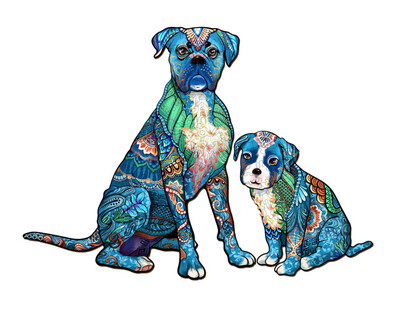 Boxer Family (Wood Bests Puzzle)
