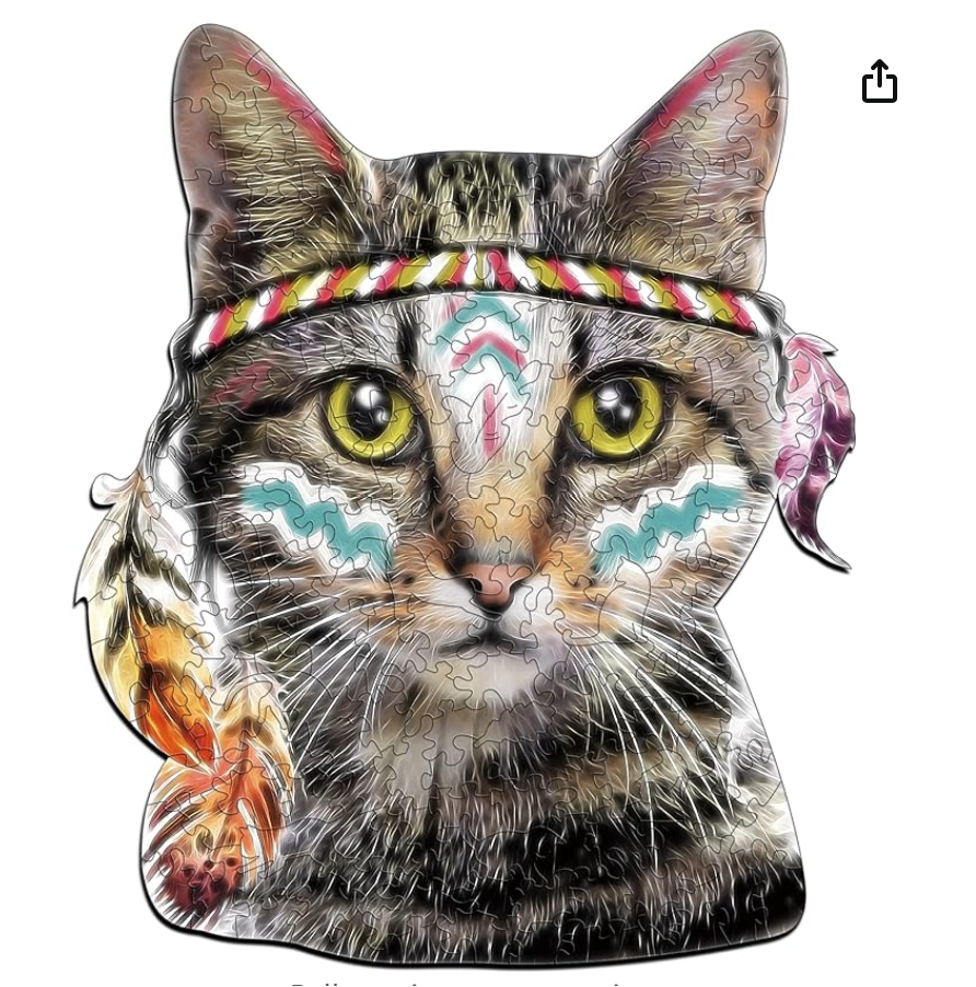 Indian Cat  (Wood Bests Puzzle)