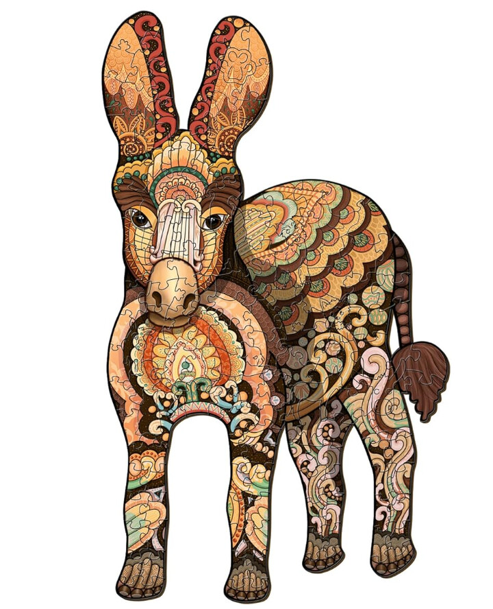 Cute Donkey (Wood Bests Puzzle)