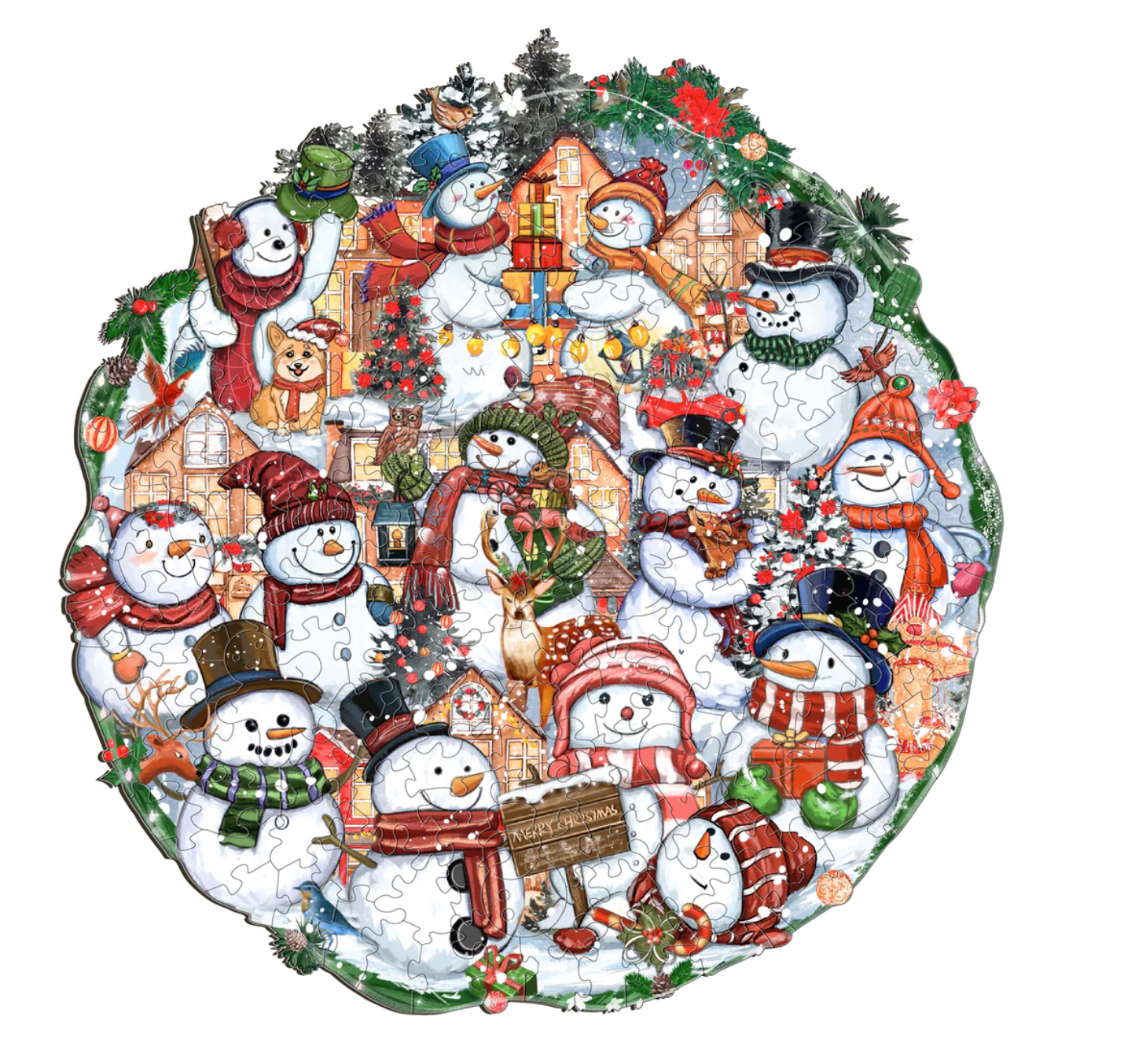 Merry Christmas (Wood Bests Puzzle)