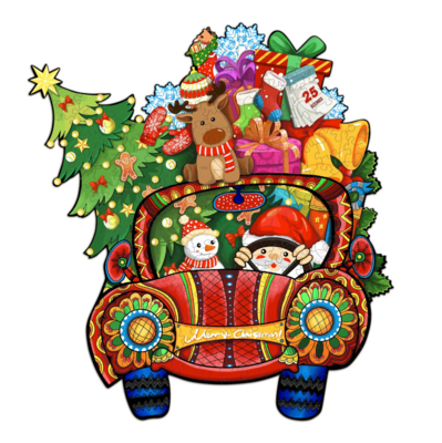Christmas Car (Wood Bests Puzzle)