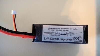 Battery 5000 mAh 7.4V Part # F22-DC