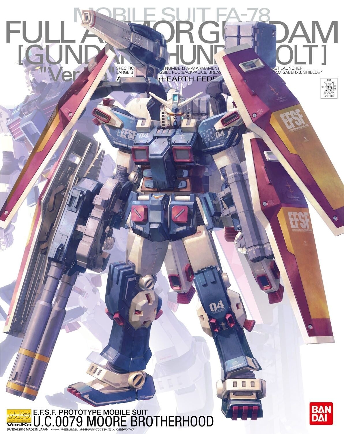 Mg Full Armor Gundam - Ver. Thunderbolt