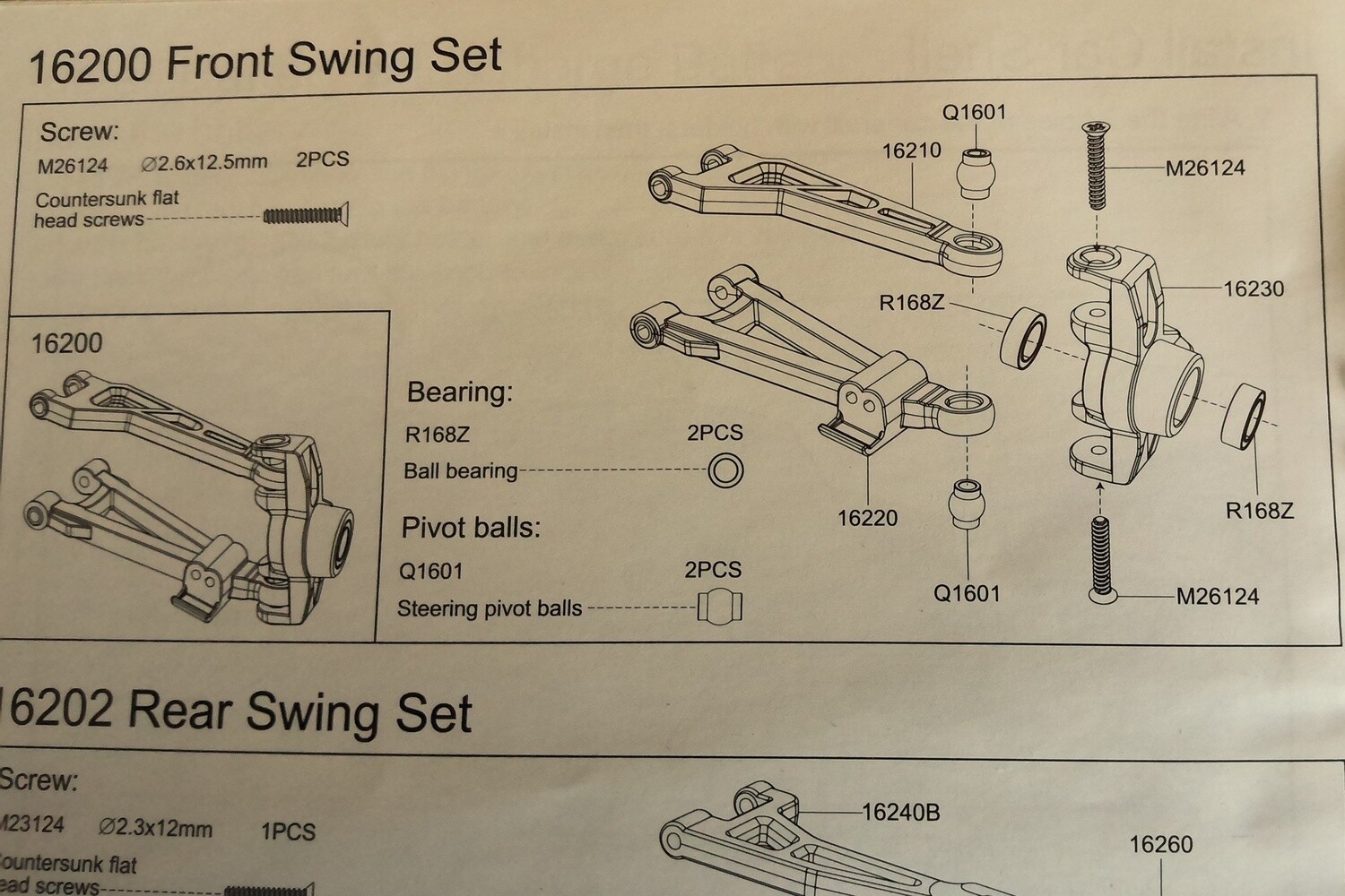 Part # 16230 Steering Block Fits Model #16207