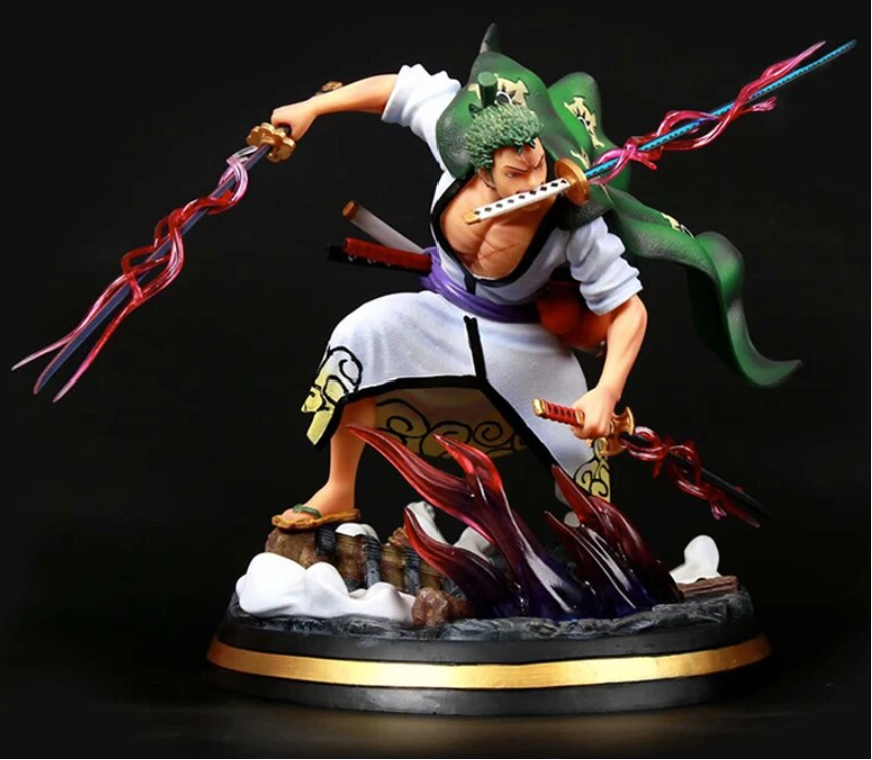 One Piece, Roronoa Zoro Three Knife Flow Kimono Model