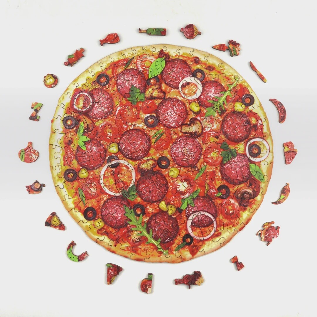 Sausage Pizza Puzzle, Size: Medium