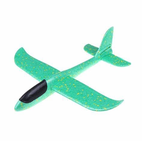 Styrofoam Glider, Color: Green