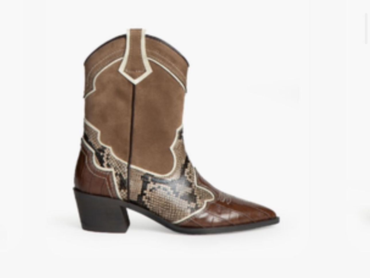 New botín cowboy coco