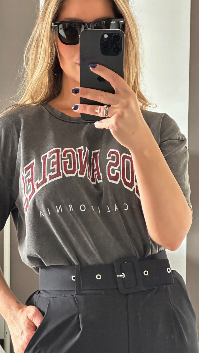 Camiseta los ángeles algodón lavado