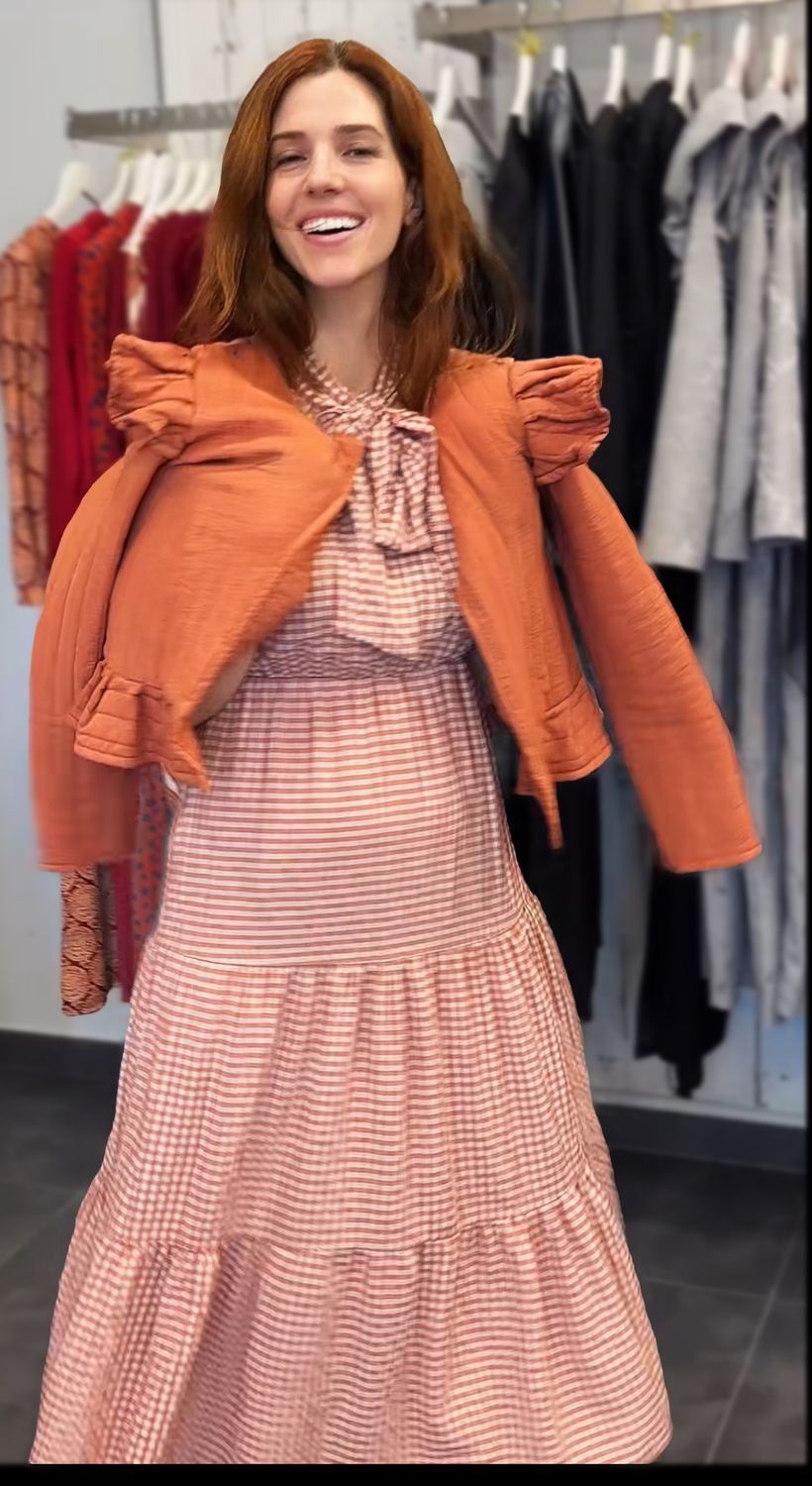 Vestido Lorena teja