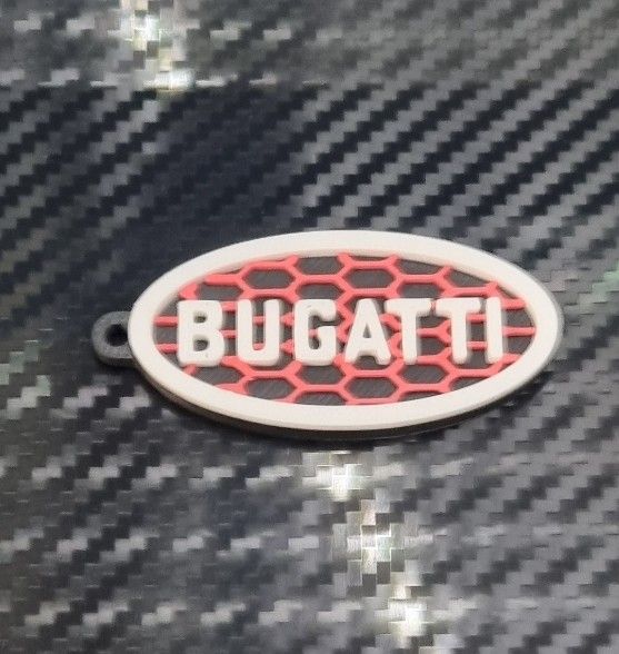 🏎️ Porte-clé Bugatti imprimable en 3D – Fichier STL + 3MF