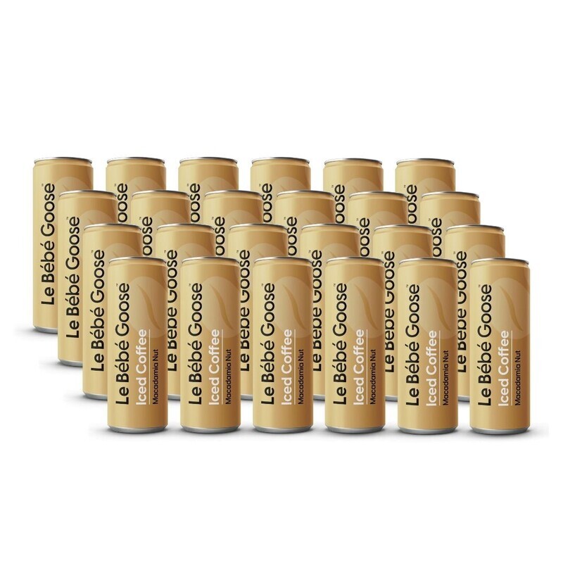 Le Bébé Goose Macadamia Nut Iced Coffee 24 Pack
