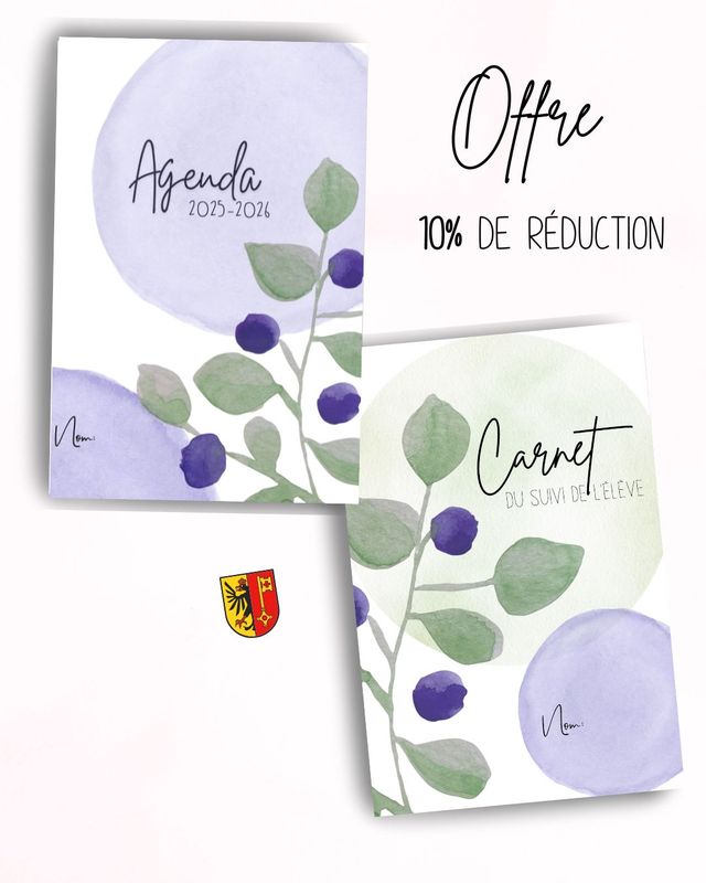 Offre genevoise: Carnet du suivi de l&#39;élève + Agenda