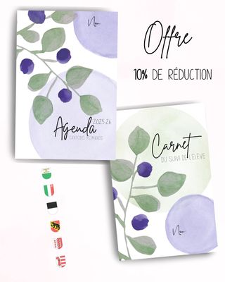 Offre cantons romands: Carnet de suivi + Agenda