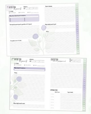 Carnet du suivi A4