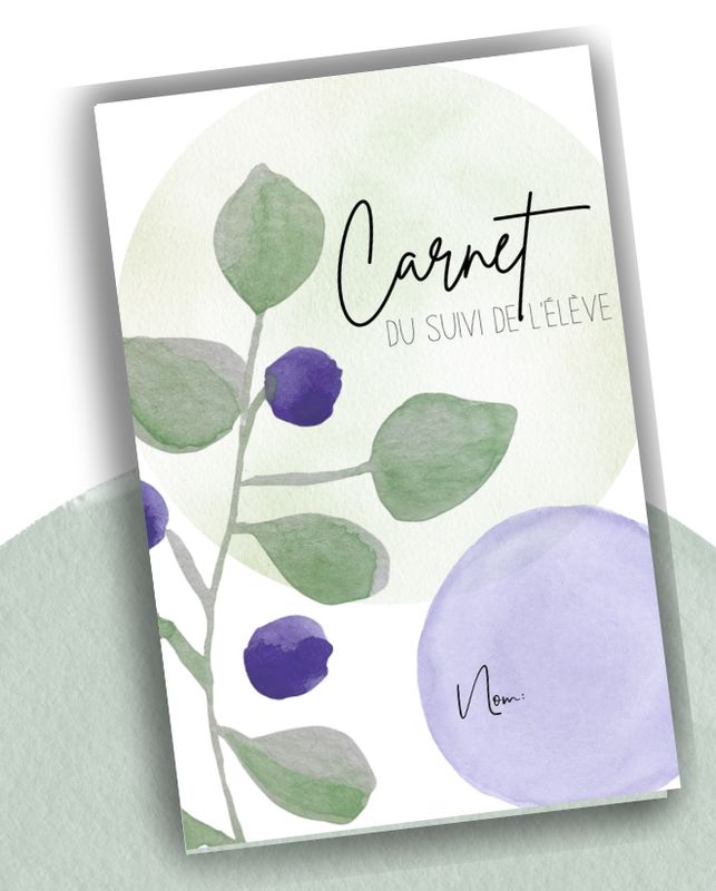 Carnet du suivi A4