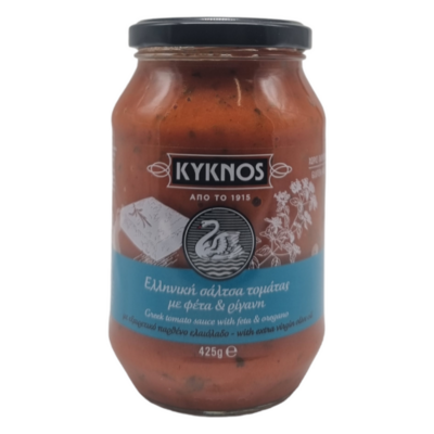 Kyknos Tomatensoße mit Fetakäse und Oregano 425gr