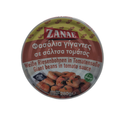 Zanae Weiße Riesenbohnen in Tomatensoße 280gr