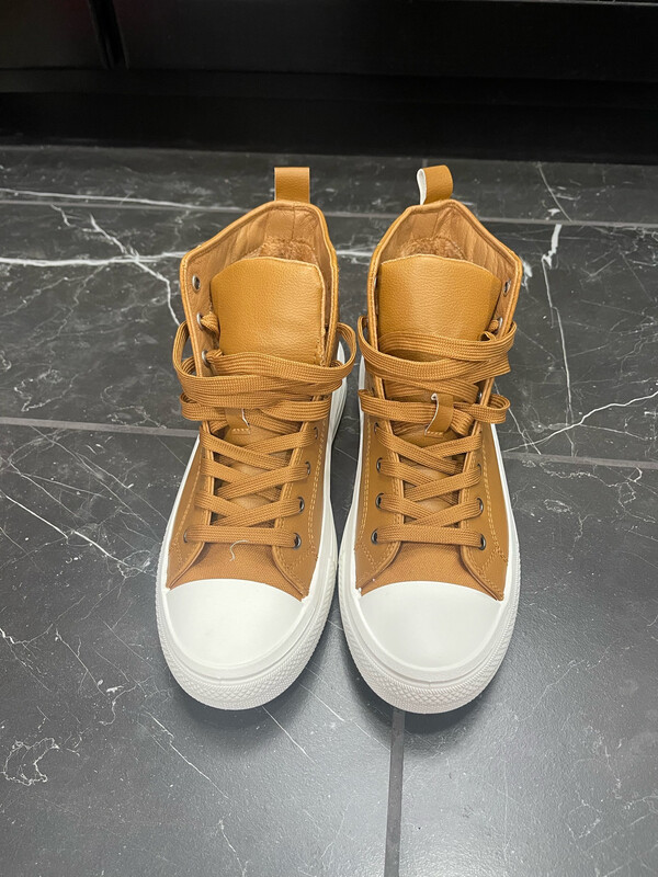 Tan  Roma High tops