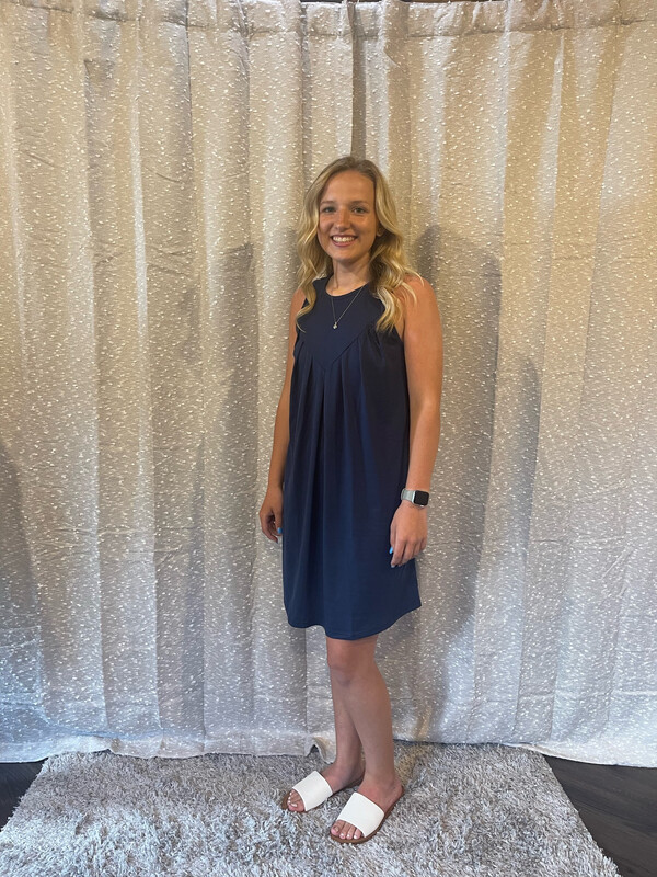 Ming blue Mid Dress