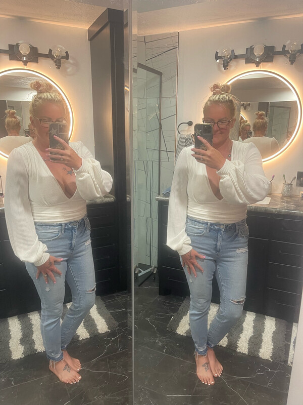 Off White Knot Bodysuit